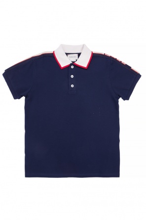 Polo with embroidered logo, zdjęcie 1 Polo with embroidered logo od Gucci Kids